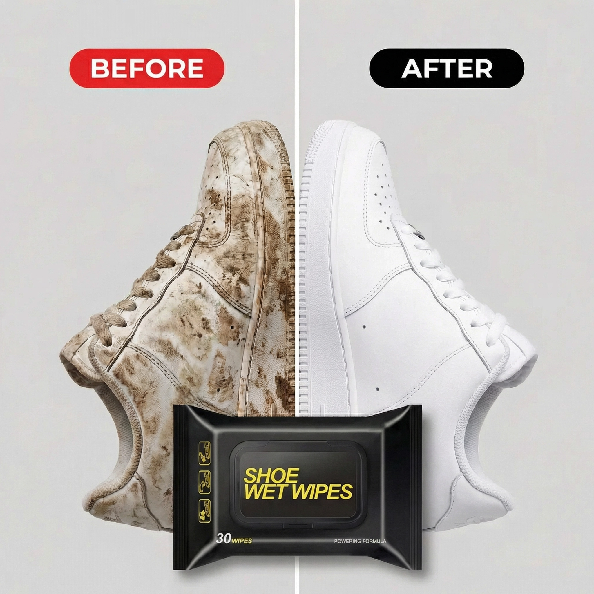 UHEIGHT Shoe Cleaning Wipes (30pcs)